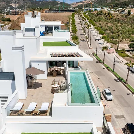 Lejlighed Penthouse Diamond - Private Pool, Terrace, Sea View, Gym & Bbq Fuengirola