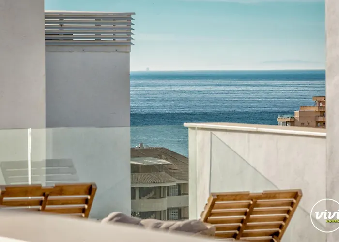 Penthouse Diamond - Private Pool, Terrace, Sea View, Gym & Bbq Apartment Fuengirola